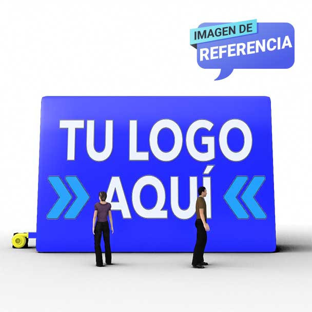 inflables publicitarios gigantes Azul Render