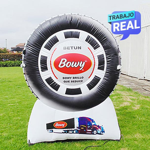 como hacer inflables publicitarios Bowy