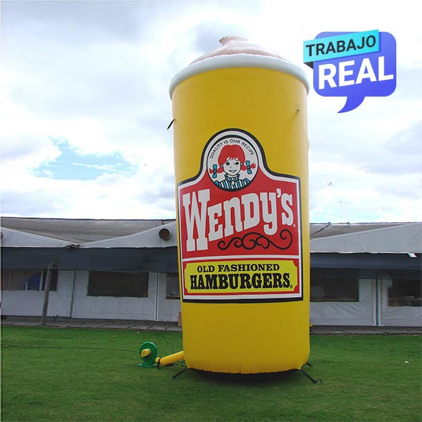 envases inflables Wendys
