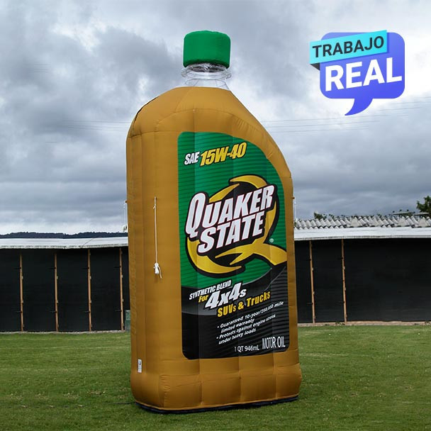productos inflables Quaker state