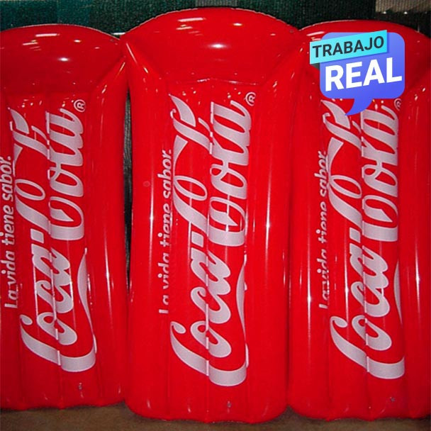 articulos inflables para piscinas Coca Cola