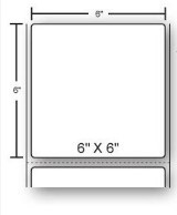 Direct Thermal Labels 6"X6"