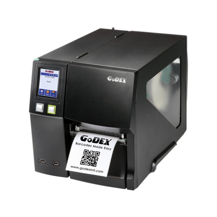 ZX1200Xi: High output,speed industrial barcode printer.
