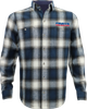 Throttle Threads Parts Unlimited Flannel 25 Shirt - Blue/Black - 2Xl Psu39St61Bl2R