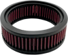 K & N Replacement High-Flow Air Filter - S&S Old Style Teardrop E-3225