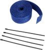 Cycle Performance Prod. Fiberglass Exhaust Wrap Kit - Blue - 2" X 25' Cpp/9066B