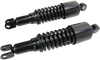 Emgo Custom Shorty Shocks With Shroud - Black Body/Black Spring Finish - Clevis Lowering 17-05694B