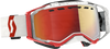 Scott Prospect Snow Goggles - Light Sensitive - White/Red - Red Chrome 278603-1030341