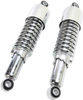 Emgo Custom Shorty Shocks With Shroud - Chrome Body/Chrome Spring Finish - Eye Lowering 17-05693
