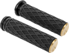 Arlen Ness Grips - Diamond - Cable - Brass 500-006