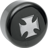 Drag Specialties Horn Cover - Cross - Black