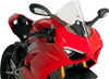 Puig Hi-Tech Parts Race Windscreen - 15-3/4" - Clear - Ducati 9690W