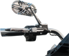 Arlen Ness Mirror - Side View - Caged Series/Deep Cut - Chrome - Right 13-167