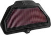 K & N Oe Replacement High-Flow Air Filter - Kawasaki Ka-1016