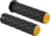 Arlen Ness Grips - Diamond - Tbw - Gold 500-016