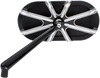 Arlen Ness Mirror - Side View - Caged Series/10 Gauge - Black - Left 13-160