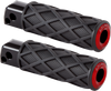Diamond Foot Pegs - Passenger - Red 400-060