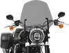 Memphis Shades El Paso Windshield - 17" - 9" Headlight Cutout - Black Smoke Mep5273