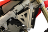 Works Connection Radiator Brace Set - Silver - Honda 18-777
