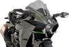 Puig Hi-Tech Parts Race Windscreen - 13" - Smoke - Ninja H2/R 7631H