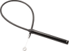 Black Vinyl Clutch Cable - +3" 06-0461