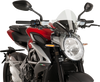 Puig Hi-Tech Parts New Generation Windscreen - 10-1/2" - Black - Brutale 800 9011W