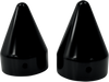 La Choppers Axle Caps - Black - Spike La-7811-00B