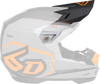 6D Helmets Atr-2 Visor - Delta - Neon Orange 72-6123
