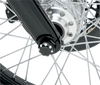 Covingtons Axle Covers - Front - Dimpled - Black - Pair - '08-'23 C0010-B