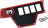 Moose Utility Dash Plate - Large - Left - Red 100-4363-Pu