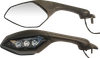 Emgo Mirror - Oem-Style Replacement - Side View - Cat Eye - Black - Right 20-37501