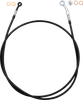 Fat Baggers Inc. Ez Install Brake Line Full Length 69" Black Braid 110069-B