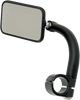 Biltwell Rectangular Clamp-On Mirror - 1" - Black 6502-201-101