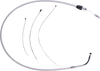Polished Stainless Quick Connect Upper Clutch Cable 523910He