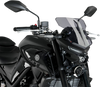 Puig Hi-Tech Parts New Generation Windscreen - 11-3/4" - Smoke - Mt-03 20285H
