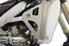 Works Connection Radiator Brace Set - Silver - Yamaha 18-268