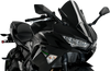 Puig Hi-Tech Parts Race Windscreen - 19" - Black - Kawasaki 3881N
