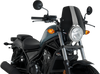 Puig Hi-Tech Parts New Generation Windscreen - Black - Rebel 3829N