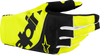 Techstar Mx Gloves - Black/Fluo Yellow - Large 3560125-155-L