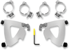 Memphis Shades Road Warrior Mounting Kit - Polished - Fxd Mek2028