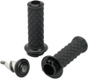 Biltwell Grips - Alumicore - Dual Cable - Black 6604-201-01