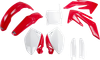 Ufo Body Kit - Oem Red/White - Honda - Crf250R '06-'07 Hokit105F@999