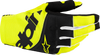 Techstar Mx Gloves - Black/Fluo Yellow - Medium 3560125-155-M