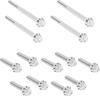 Arlen Ness Hardware Kit Titanuim 12Pt Primary Cover Polish 300-926