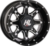 High Lifter Wheel - Hl4 - Rear - Gloss Black W/Machined - 12X7 - 4/110 - 2+5 (-47 Mm) 12Hl04-1111