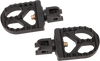 Joker Machine Serrated Footpegs - Black - Short 08-57-6B