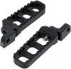 Joker Machine Adjustable Serrated Long Footpegs - Black - Xl 08-61-3B