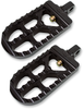 Joker Machine Adjustable Serrated Long Footpegs - Black 08-56-1