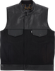 Thrashin Supply Co. Vest Kanan Leather Denim Small Tmj-13-08