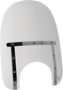 Memphis Shades Memphis Slim Windshield - 17" - 9" Headlight Cut - Clear Mem4220